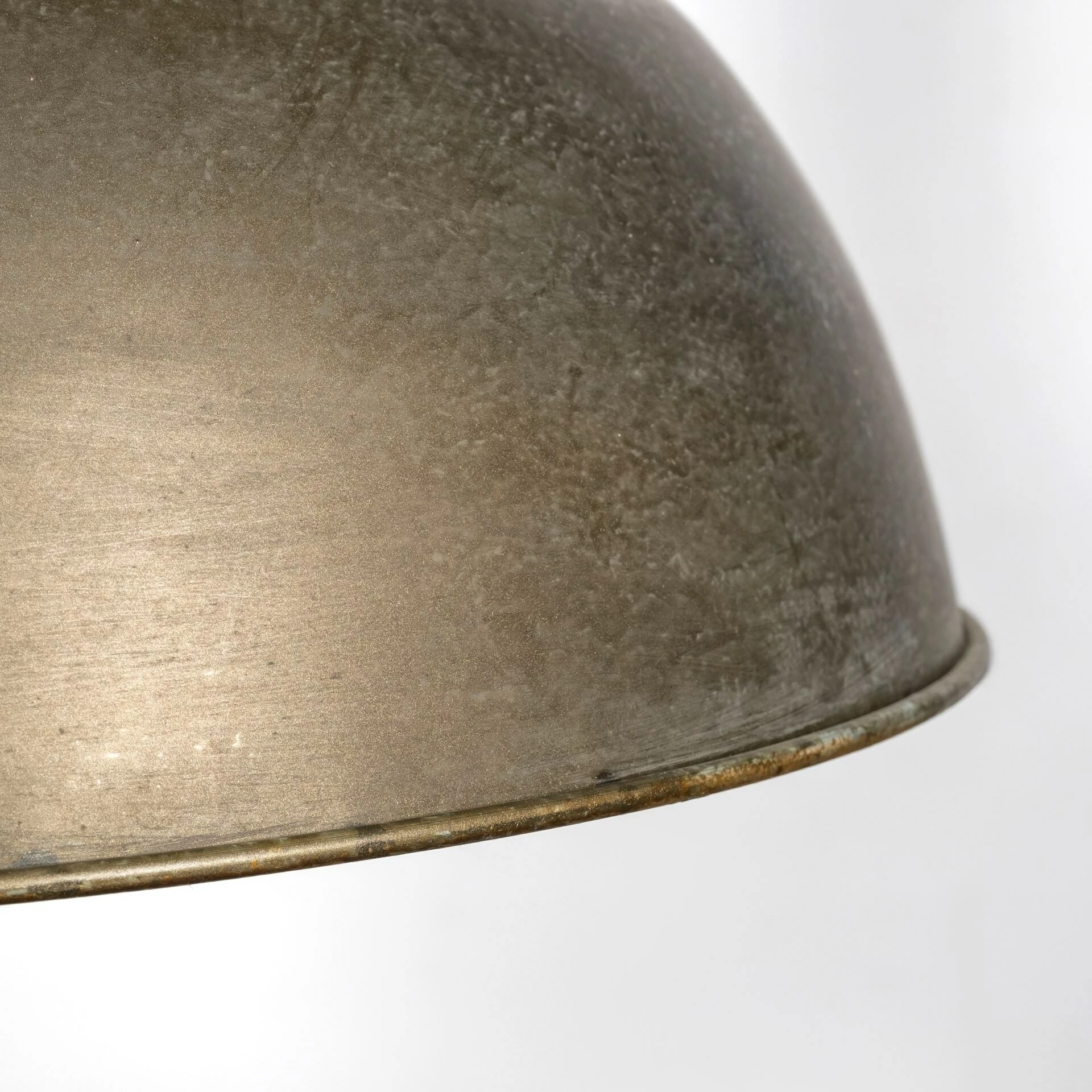 Best reviews of ๐ฏ Mercana Capsa Antique Gold & Silver Toned Metal Dome Pendant Light - 17"W X 17"D X 29"H ๐ฏ - Image 8