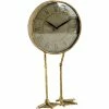 Deals 😍 Mercana Chadwick Antiqued Brass Duck Leg Table Clock - 7.9L X 3.9W X 15.1H 🔔