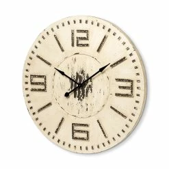 Budget ❤️ Mercana Devonshire 42" Round Oversized Farmhouse Wall Clock - 42.0L X 42.1W X 3.1H 🌟