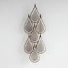 Hot Sale ⭐ Mercana Edidon Gold Metal Tear Drop Candle Display - 20.1"W X 6"D X 52"H 🛒