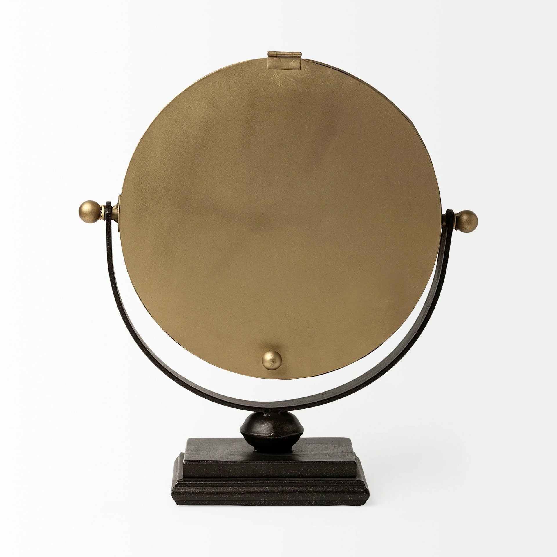 Deals β¨ Mercana Houston Gold Metal Half Moon Base Table Clock - 4.0L X 12.0W X 13.0H π - Image 4