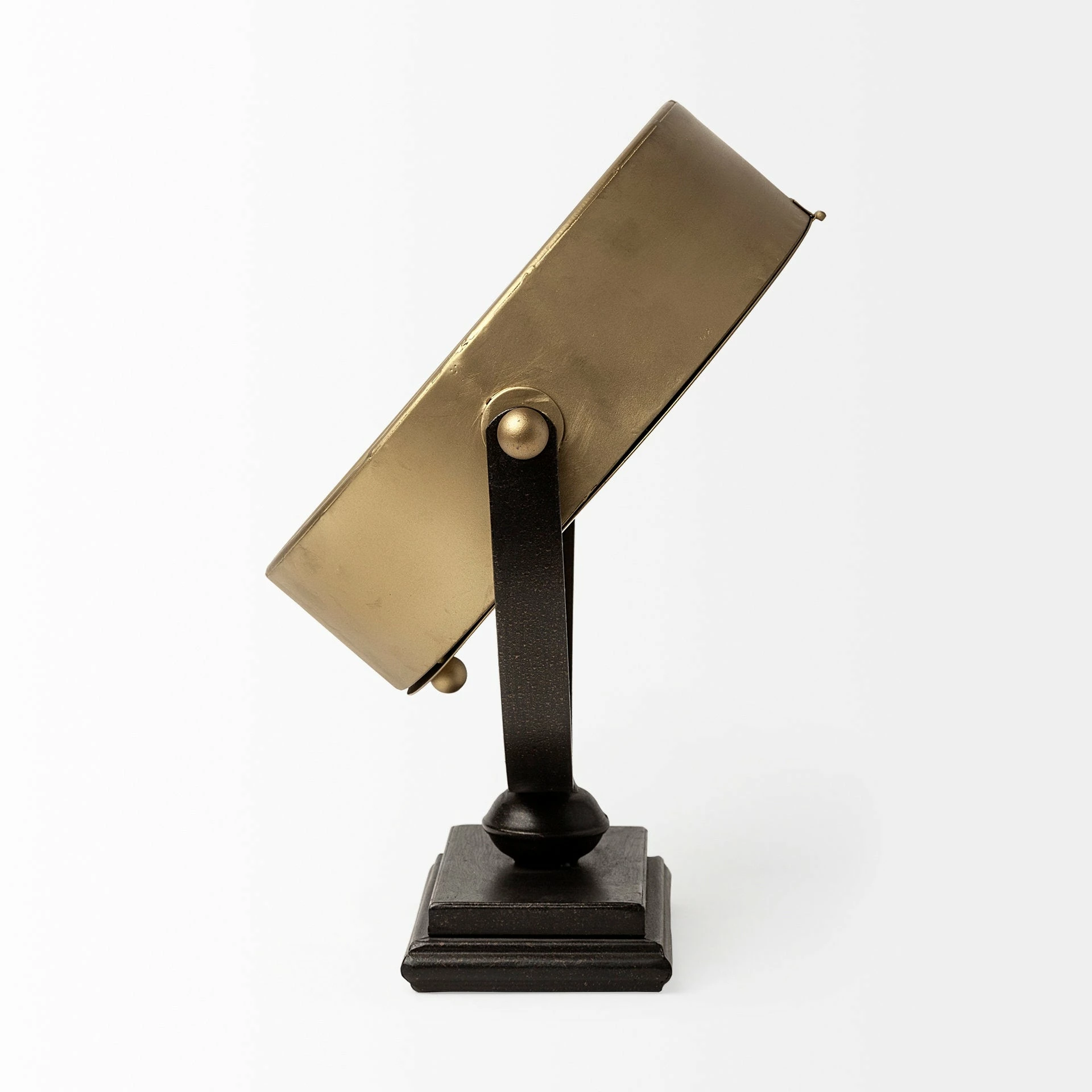 Deals β¨ Mercana Houston Gold Metal Half Moon Base Table Clock - 4.0L X 12.0W X 13.0H π - Image 6