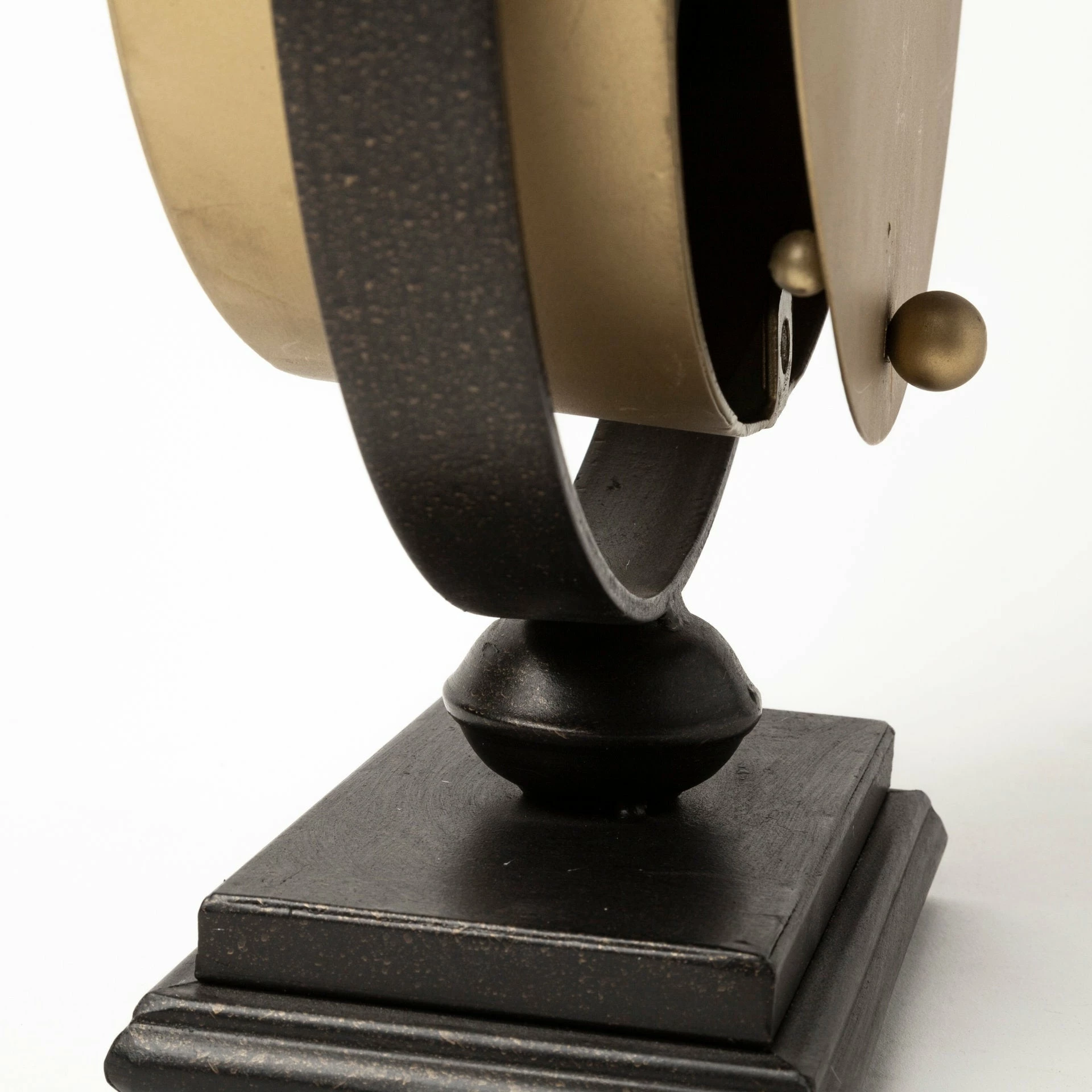 Deals β¨ Mercana Houston Gold Metal Half Moon Base Table Clock - 4.0L X 12.0W X 13.0H π - Image 10