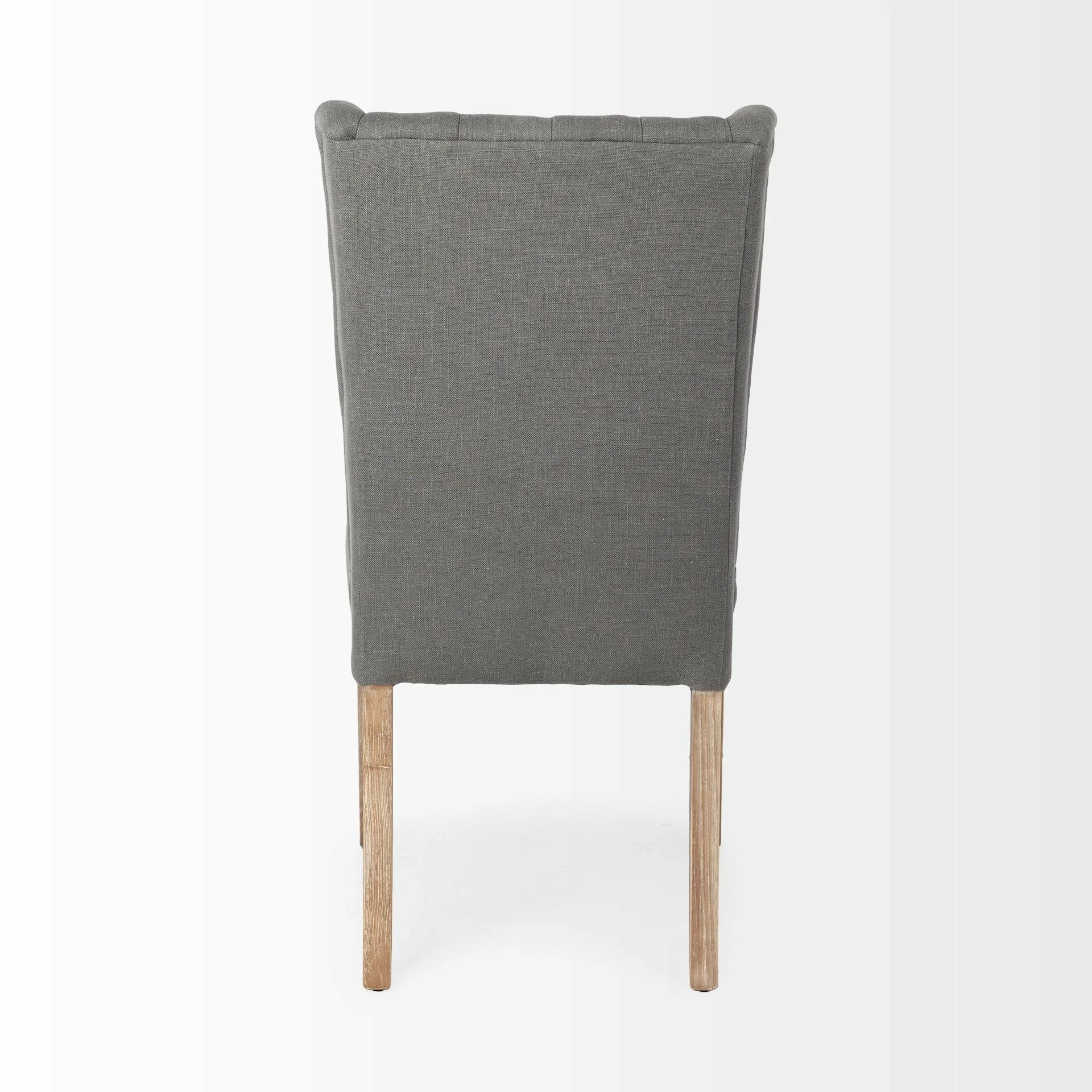 Best Pirce ๐ Mercana Mackenzie II Gray Plush Linen Covering Ash Solid Wood Base Dining Chair - 20.3L X 22.0W X 40.5H ๐ - Image 4