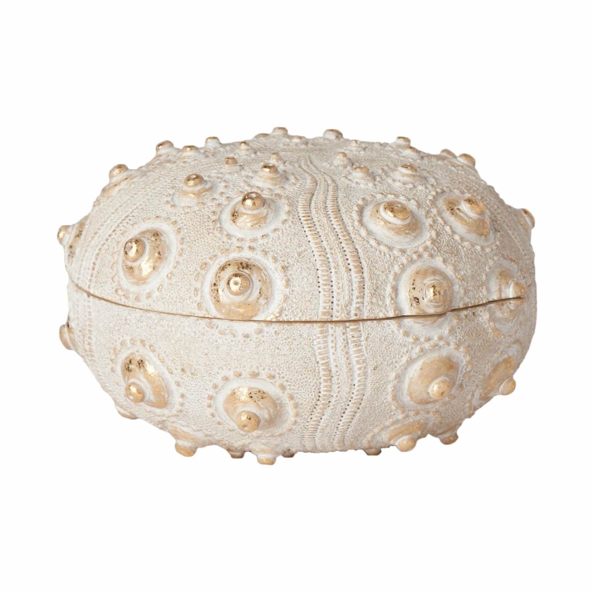 Outlet ๐ Mercana Moselle II Cream Sea Urchin Storage Box - 6.3"W X 6.3"D X 4"H ๐ฅฐ