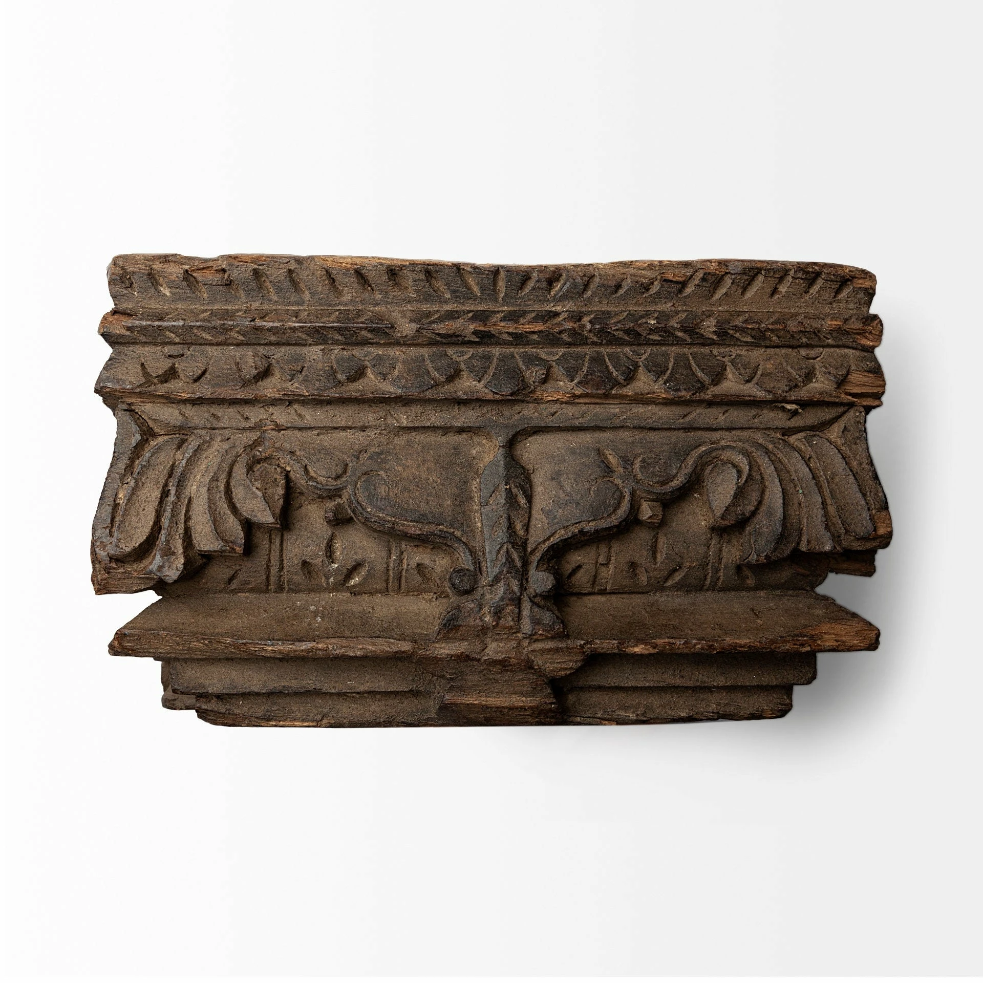 Best Sale ๐ Mercana Negundo Set Of 4 Antique Reclaimed Wooden Molding Wall Decor ๐ - Image 5