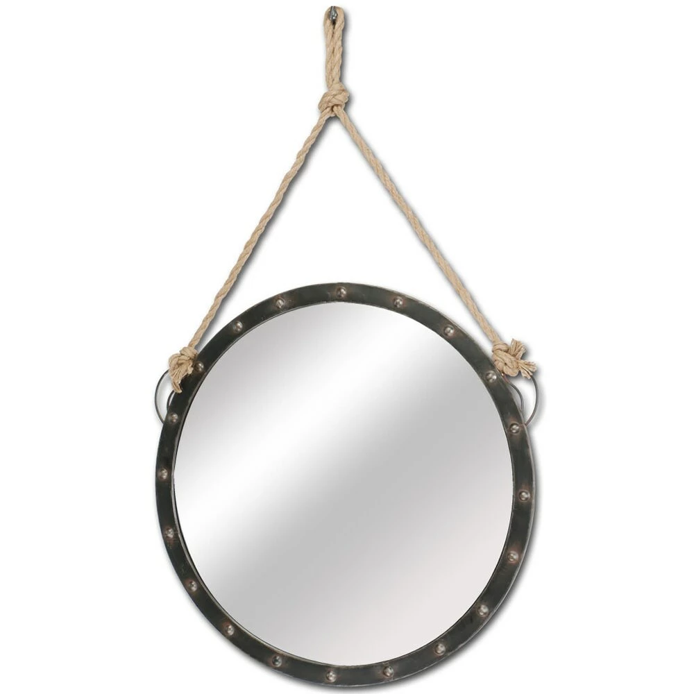 Wholesale ๐ Mercana Pendula 27L X 27H Round Metal Frame Mirror ๐ - Image 2