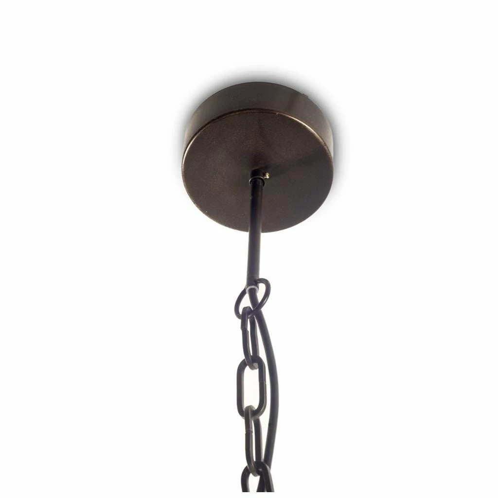 Flash Sale π― Mercana Penhill (25"x24") Black And Wooden Three Bulb Chandelier - 25.0L X 25.0W X 24.0H β - Image 5