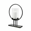 Wholesale 😍 Mercana Saturn I Small Black Metal Table Candle Holder - 12.0L X 5.0W X 16.1H 🤩