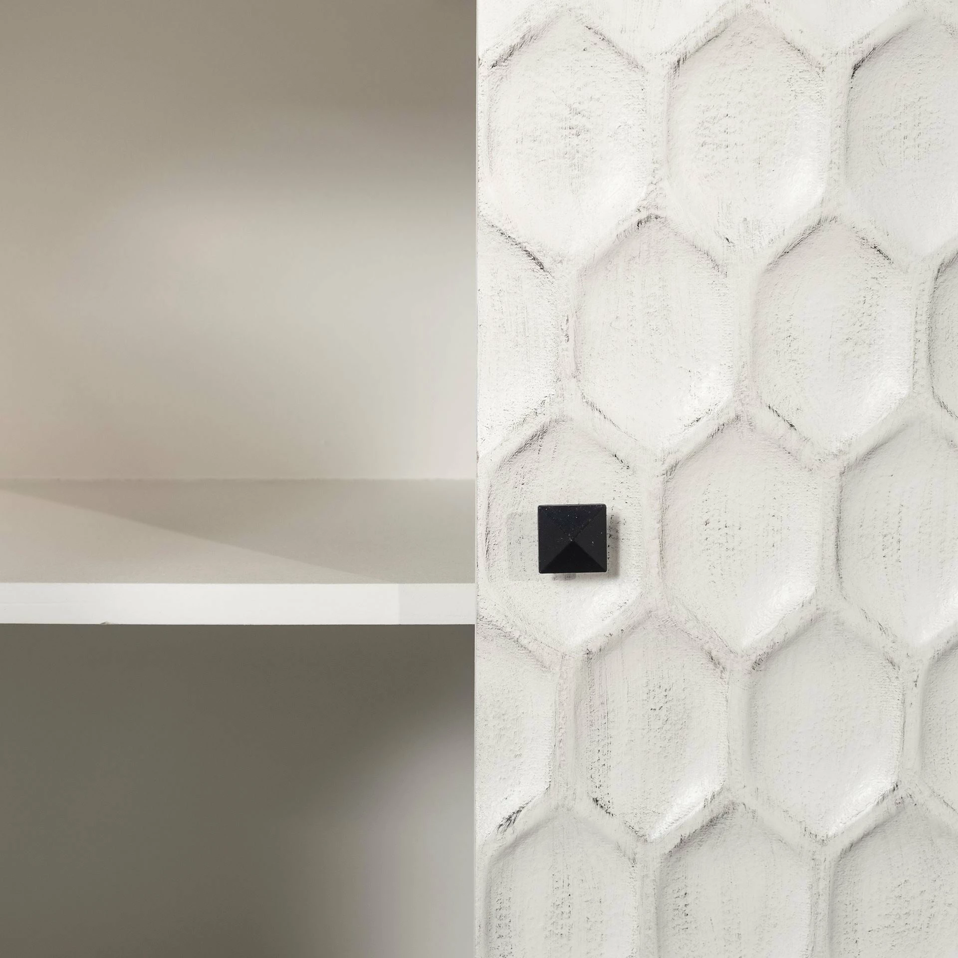 Wholesale 🛒 Mercana Savannah I White Wood W/ Iron Frame & Two Doors Accent Cabinet - 31.5L X 15.7W X 31.5H 🤩 - Image 8