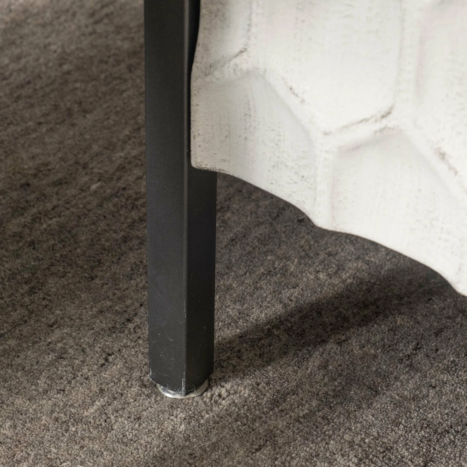 Wholesale 🛒 Mercana Savannah I White Wood W/ Iron Frame & Two Doors Accent Cabinet - 31.5L X 15.7W X 31.5H 🤩 - Image 9