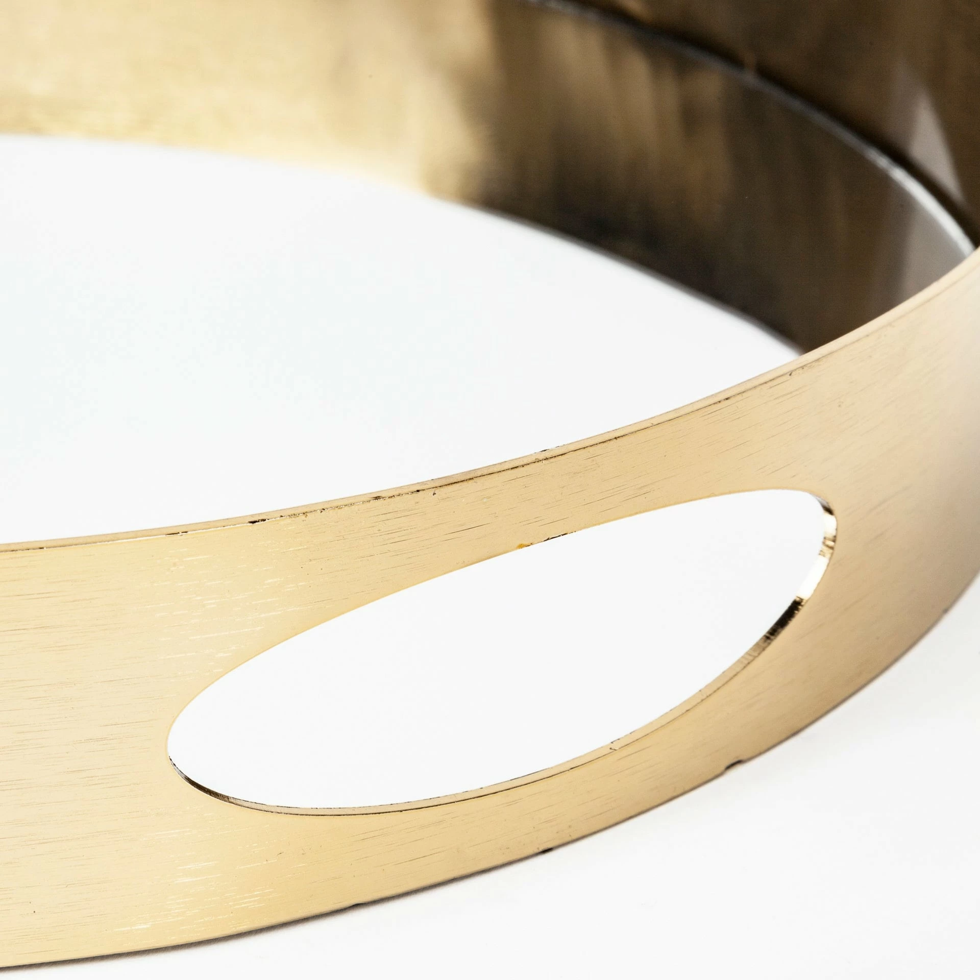 Top 10 β Mercana Serkis Gold Metal Mirrored Base Round Tray π - Image 4