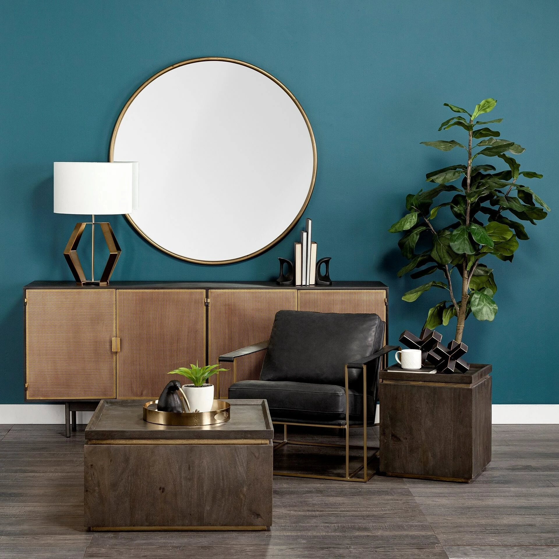 Top 10 β Mercana Serkis Gold Metal Mirrored Base Round Tray π - Image 6