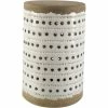 Discount 😍 Mercana Thar II 11L X 11W White Glazed Cylindrical Ceramic W/ Tan Base Accent Table 👏