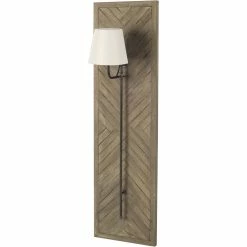 Best deal ✨ Mercana Vector Brown Wooden Body W/Copper Metal Wall Sconce - 12.5L X 15.0W X 53.0H 🤩