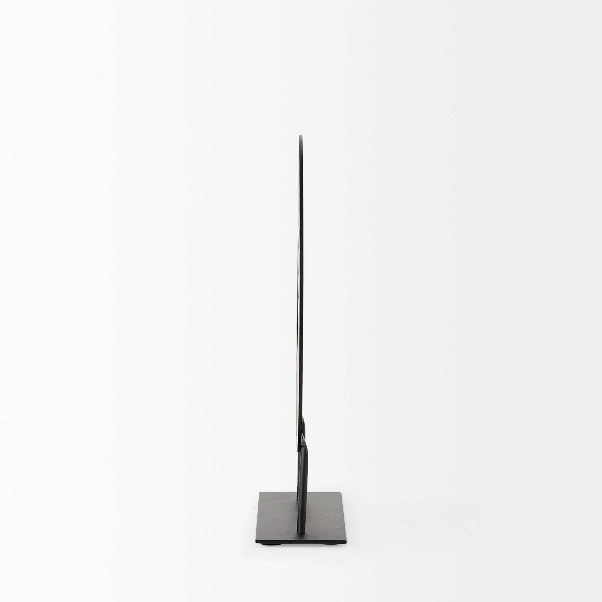 New π₯° Mercana Micra 11.0L X 3.0W X 13.4H Matte Black Metal Decorative Object On A Stand β¨ - Image 11