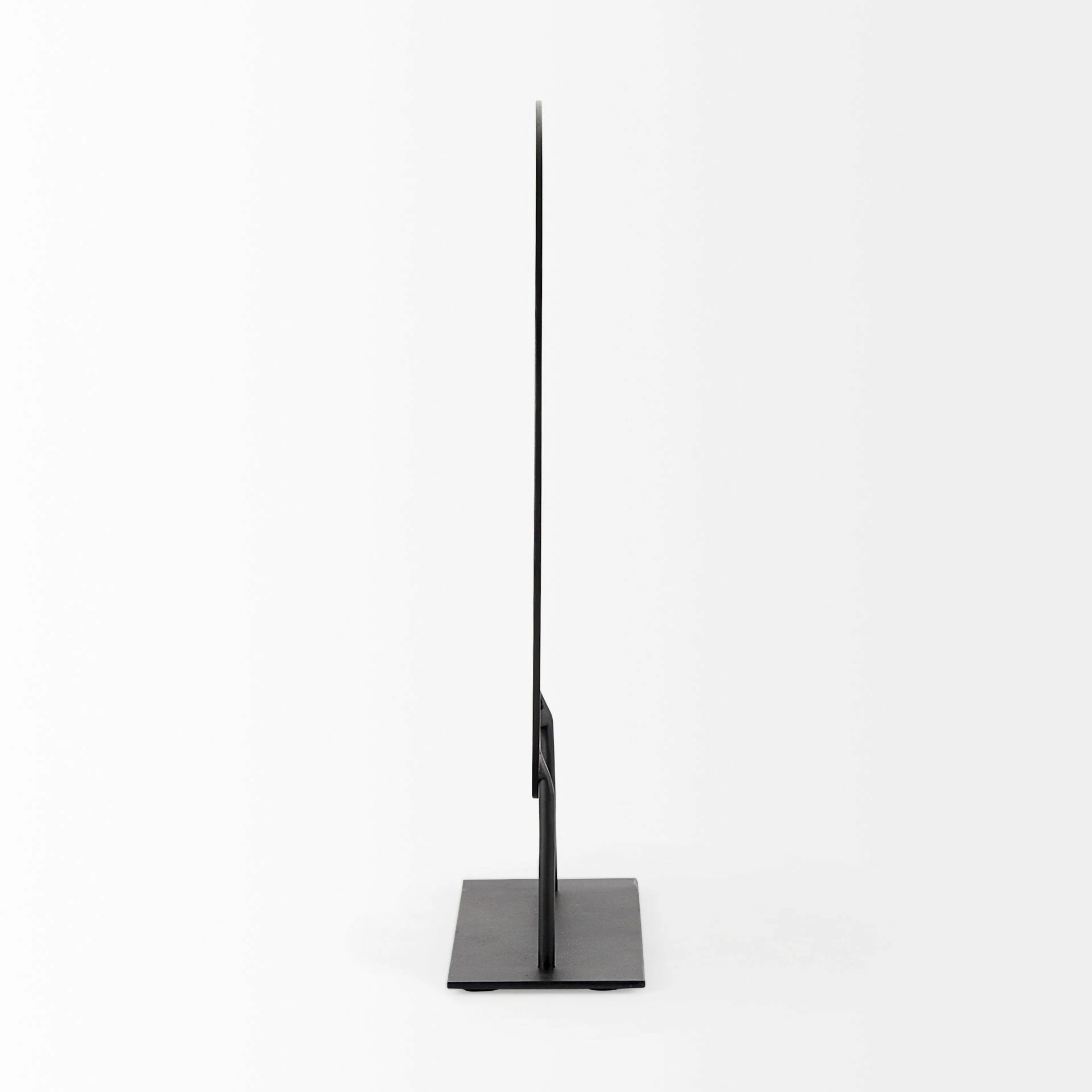 New π₯° Mercana Micra 11.0L X 3.0W X 13.4H Matte Black Metal Decorative Object On A Stand β¨ - Image 3
