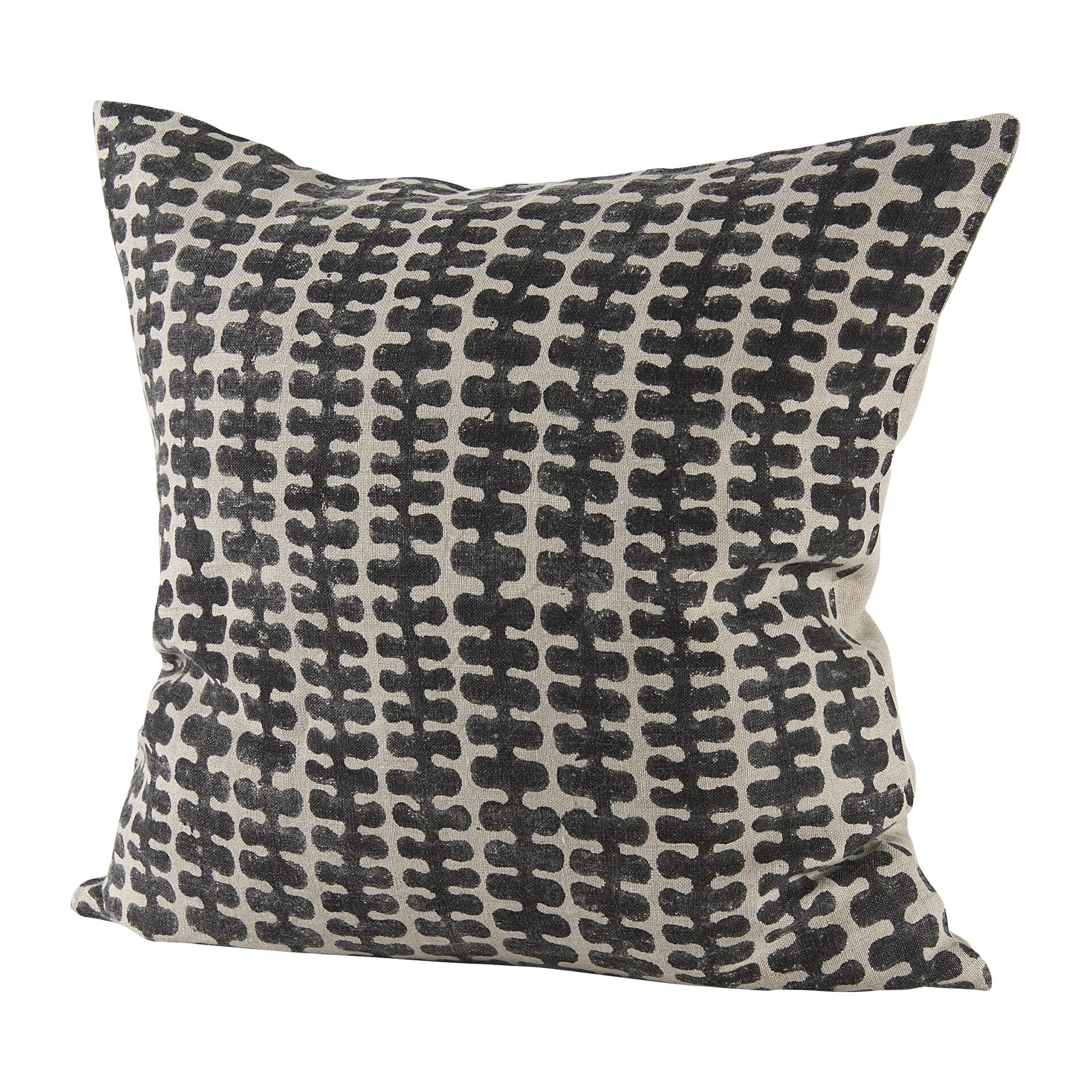 Buy 🧨 Mercana Miriam 13L X 21W Beige And Black Fabric Ikat Patterned Decorative Pillow Cover ✨ - Image 11