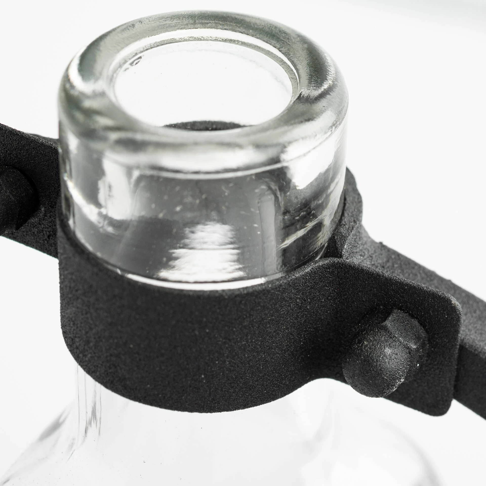 Best deal ๐ฅ Mercana Monica I Short Black Metal Glass Bottle Vase - 9"L X 5"W X 8"H ๐ - Image 5