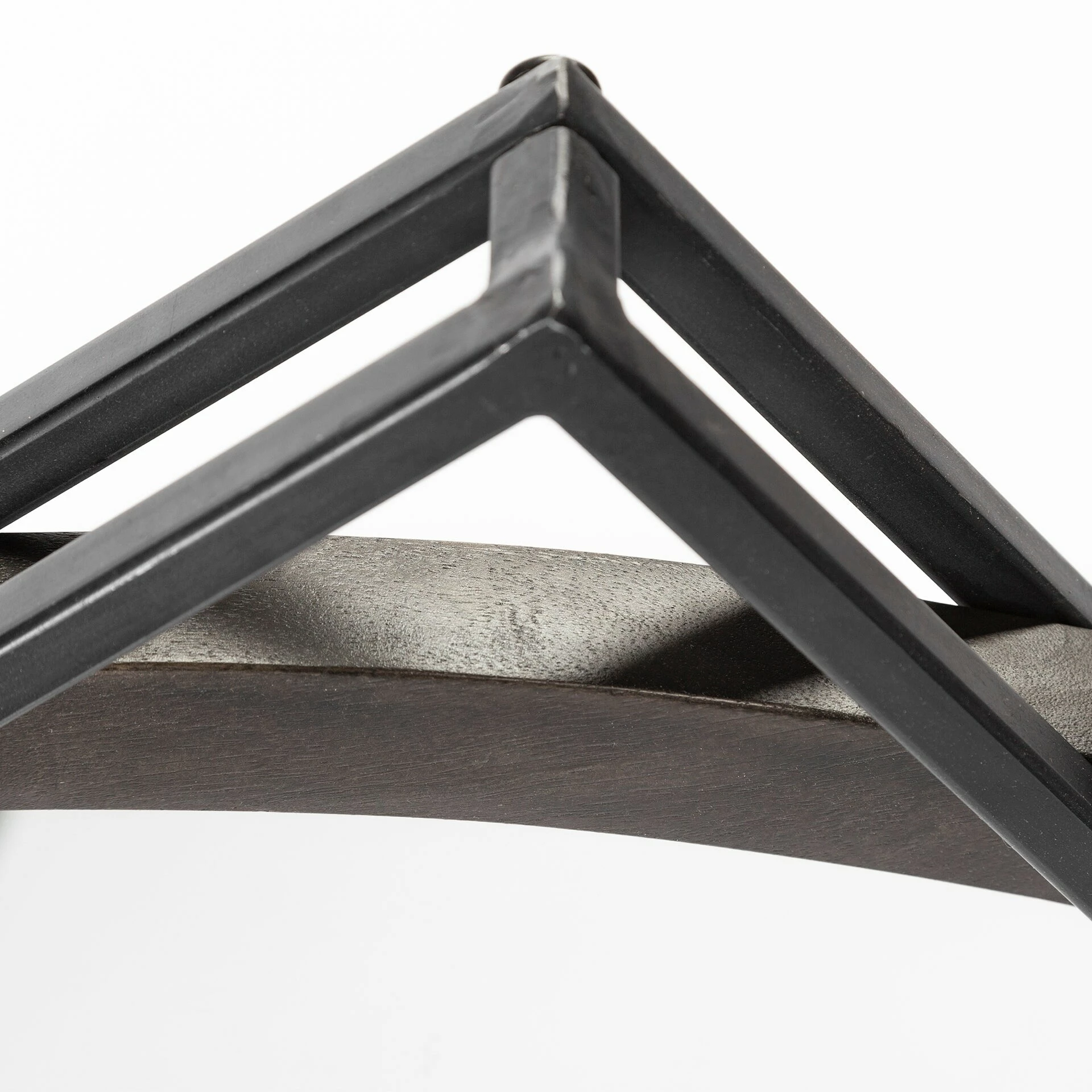 Deals 😉 Mercana Norbert 46" Round-Square Black Wood/Metal Frame Mirror - 46.0L X 2.5W X 46.0H 🔔 - Image 4