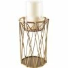 Deals 🔥 Mercana Othello I Tall Antiqued Brass Metal Table Candle Holder ❤️
