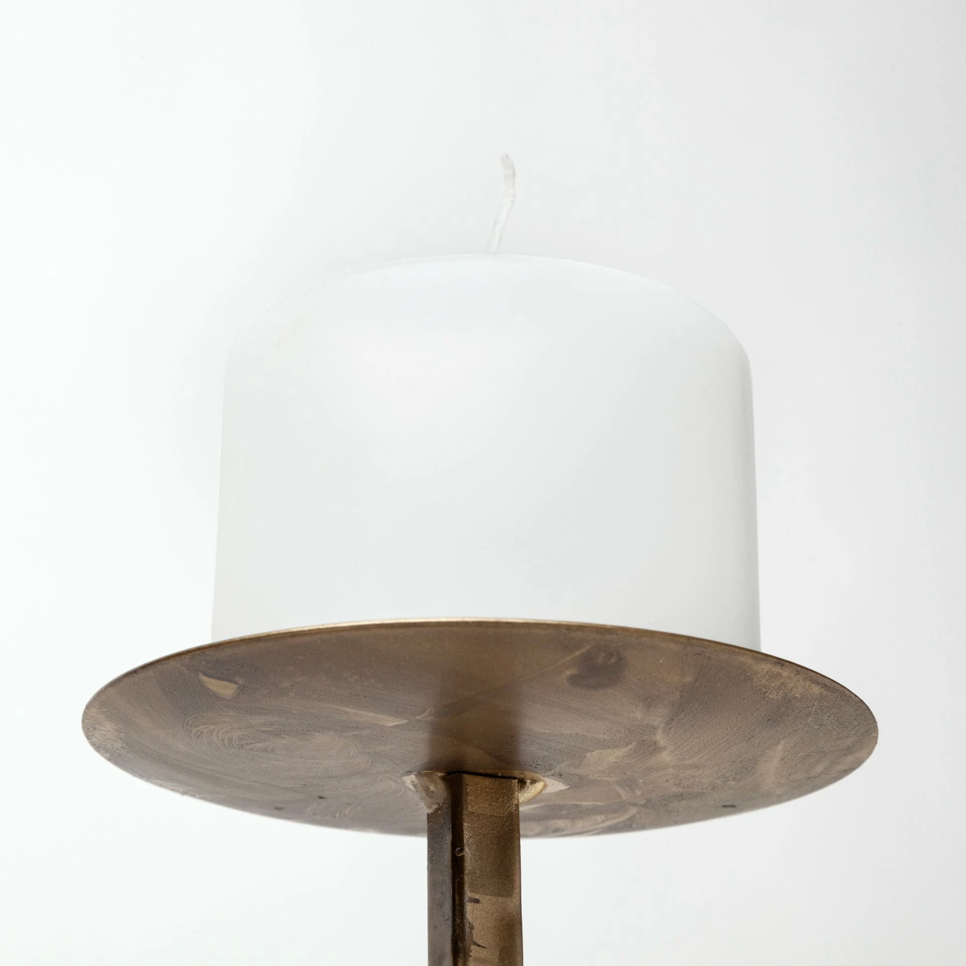 Deals 😍 Mercana Otto I Tall Brass Metal Table Candle Holder - 4.3"W X 4.3"D X 11.2"H 🥰 - Image 2