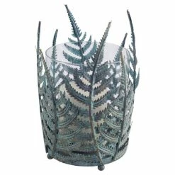 Best reviews of 😍 Mercana Palen I Small Green/Gold Metal Fern Leaf Table Candle Holder 🤩