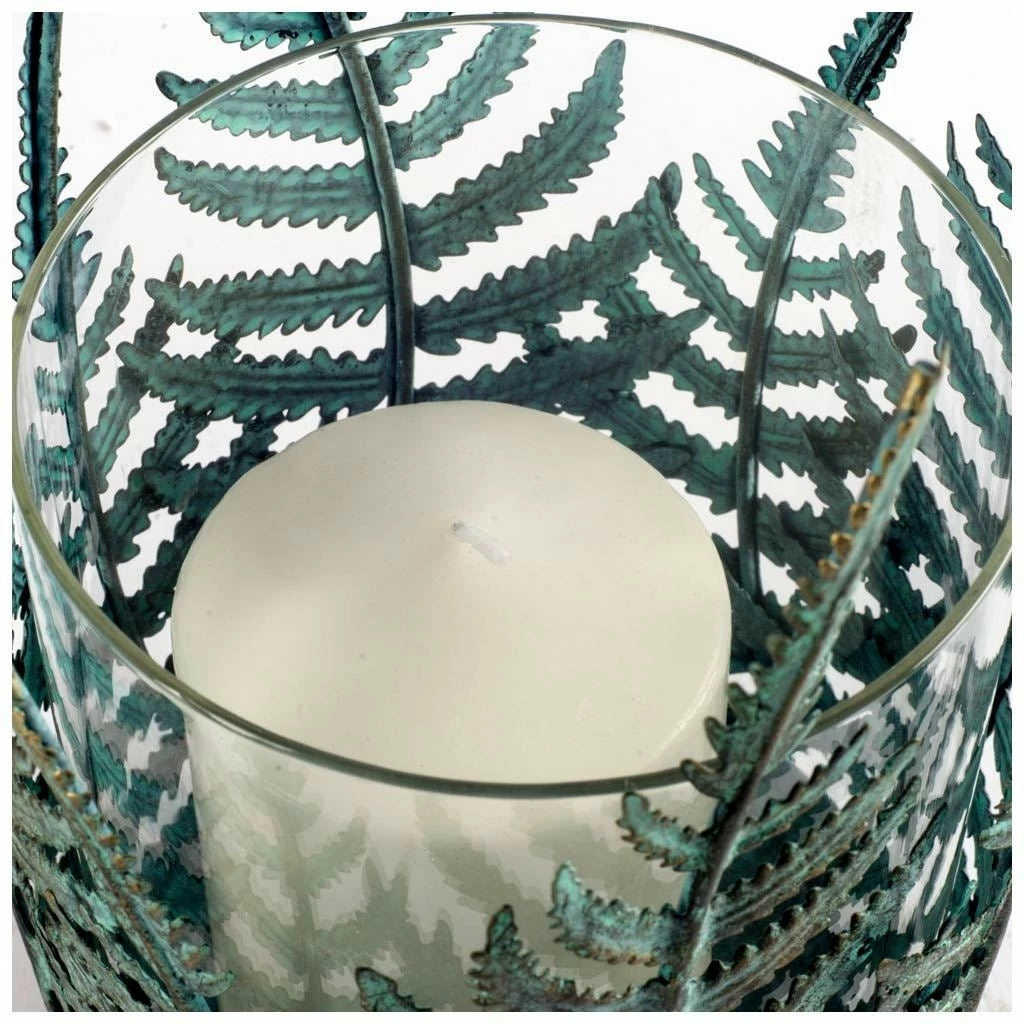 Best reviews of 😍 Mercana Palen I Small Green/Gold Metal Fern Leaf Table Candle Holder 🤩 - Image 2