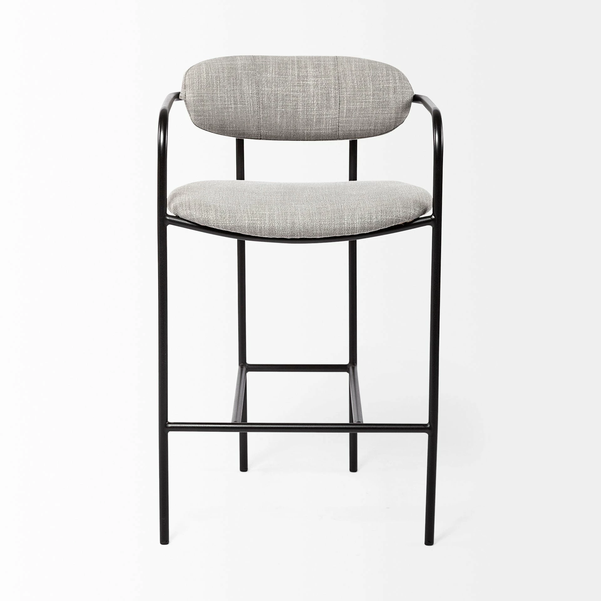 New ๐งจ Mercana Parker Brown Faux Leather Or Gray Fabric Seat W/ Metal Frame, Counter Or Bar Height Stool ๐ - Image 13