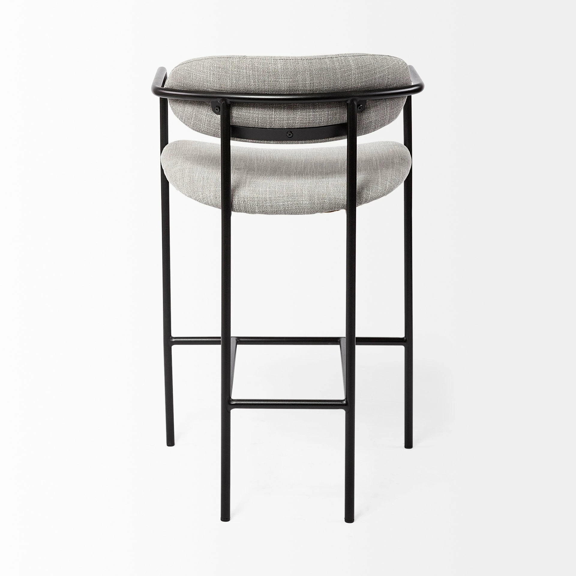 New ๐งจ Mercana Parker Brown Faux Leather Or Gray Fabric Seat W/ Metal Frame, Counter Or Bar Height Stool ๐ - Image 15
