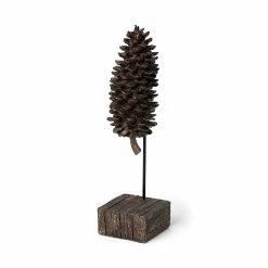 Best reviews of 🎁 Mercana Pinterra (Large) 4L X 4W Brown Resin Pinecone Replica 👏