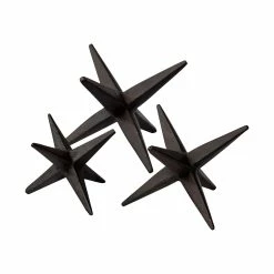 Top 10 ✔️ Mercana Rhea Dark Brown Cast Iron Jacks, Set Of 3 - 5.1L X 5.1W X 3.9H 🎉