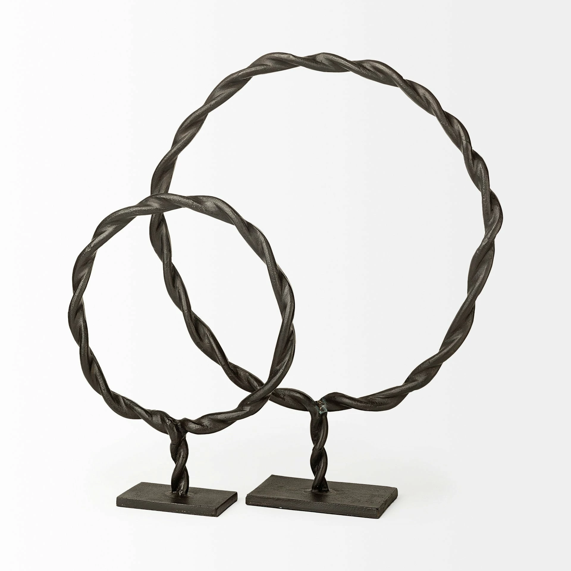 Wholesale โค๏ธ Mercana Rizwan (Large) Black Aluminum Braided Circular Object ๐ - Image 5