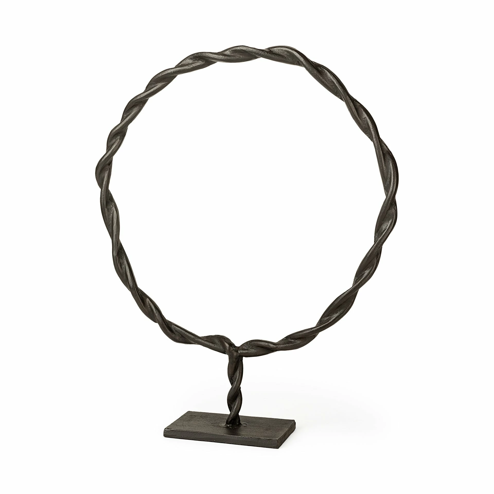 Wholesale โค๏ธ Mercana Rizwan (Large) Black Aluminum Braided Circular Object ๐