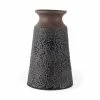 Promo 😉 Mercana Sefina III Large Brown/Black Patterned Ceramic Vase - 7"W X 7"D X 11"H 😍