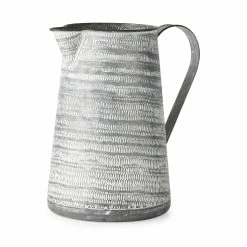 Best deal 🌟 Mercana Serena II (Large) Gray/White Textured Metal Jug 😍
