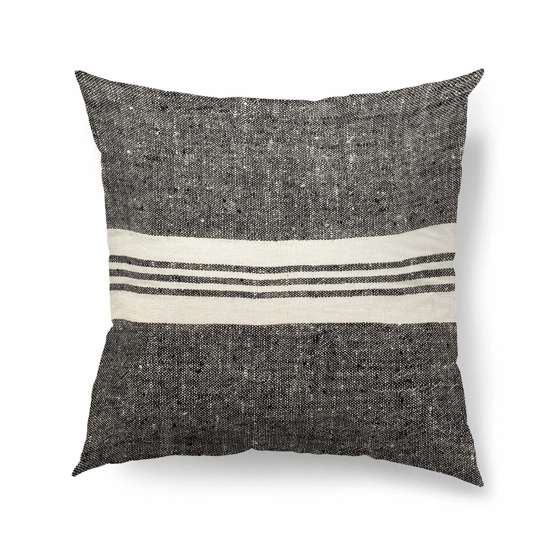 Discount π Mercana Sharon Black With Stripes Decorative Pillow Cover 𧨠- Image 6