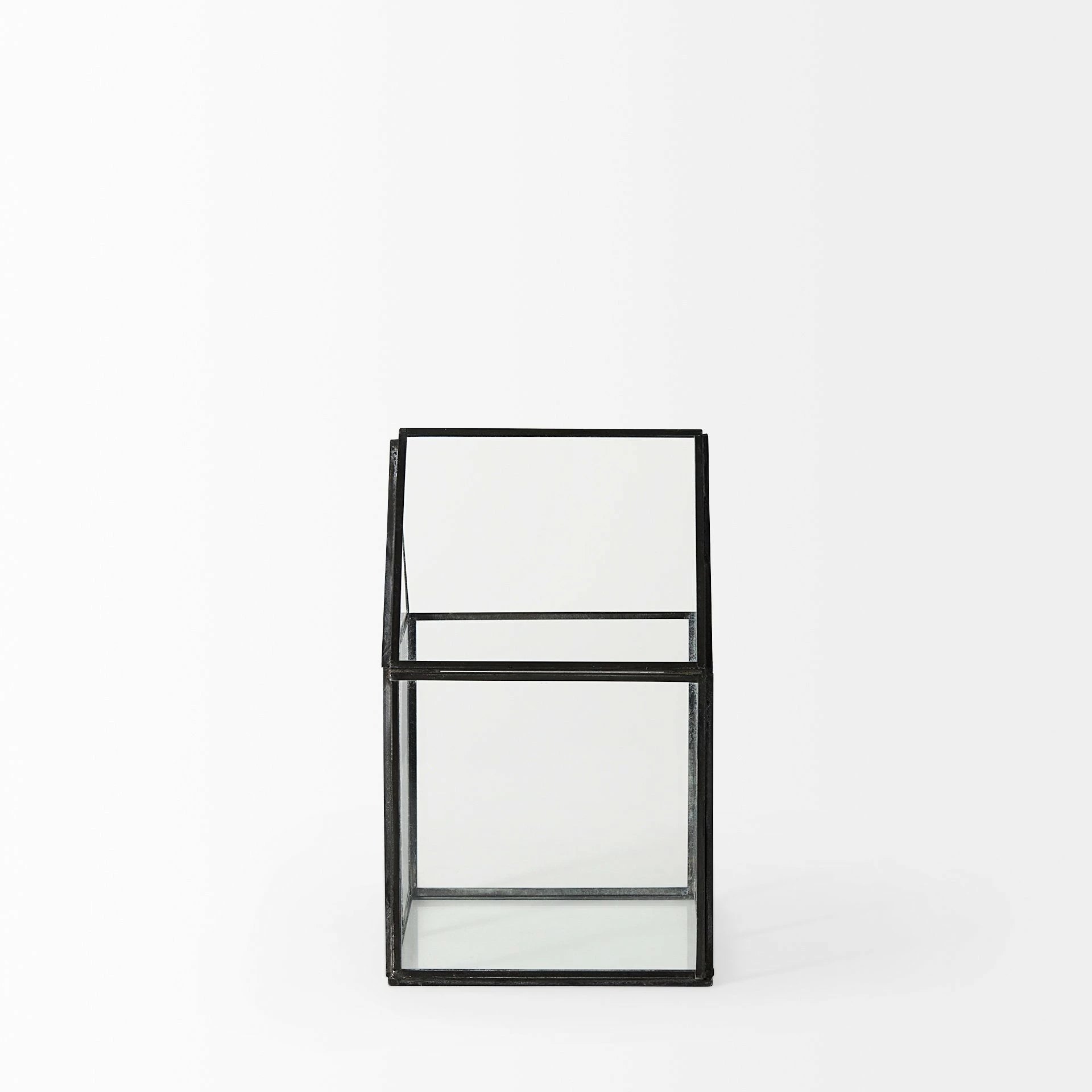 Wholesale ๐ Mercana Sikes (Small) 6L X 6W X 10H Glass Terrarium Gun Metal ๐งจ - Image 3