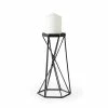 Cheap 🛒 Mercana Sixx II Large Antiqued Metal Hexagonal Table Candle Holder - Large - 6.1"W X 5.3"D X 11"H 👍