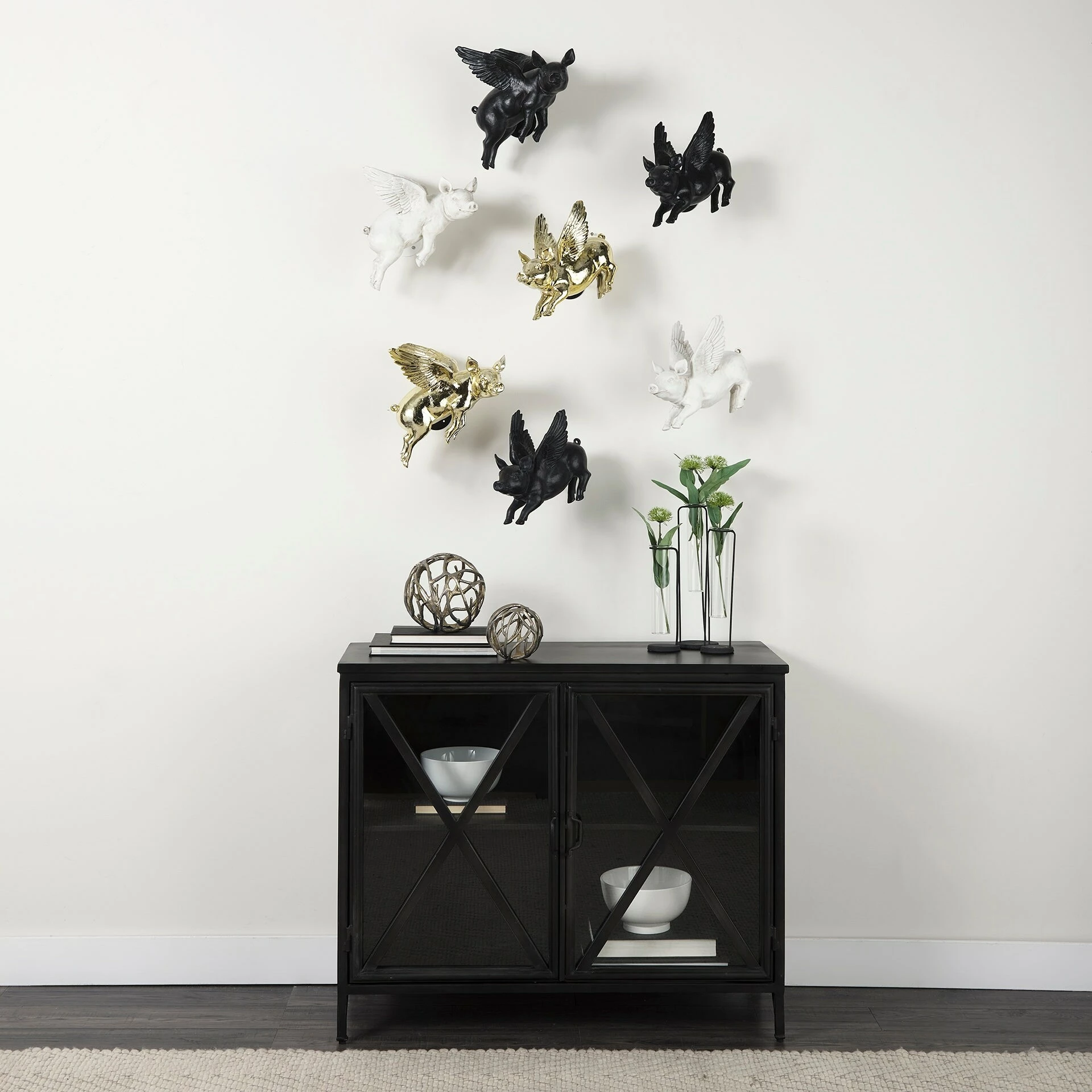 Buy ✨ Mercana Sphaira I Small 5L X 5W Silver Cast Aluminum Decorative Tree Branch Orb 🔥 - Image 11