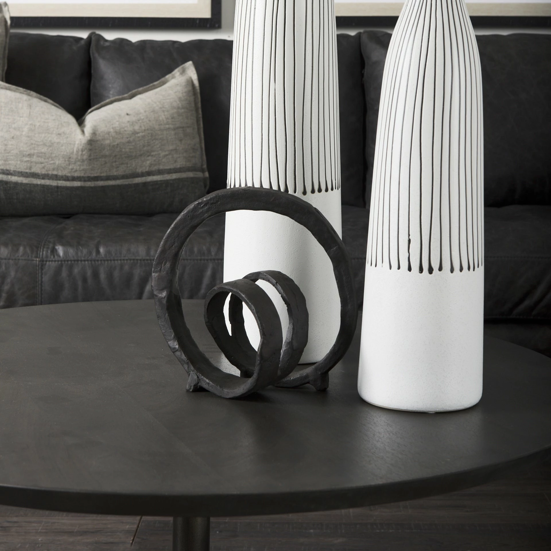 Cheapest ✨ Mercana Stanislaw II Black Metal Infinite Ribbon Sculpture - 8.3"L X 4.7"W X 8.3"H ✨ - Image 9