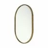Best Sale ⭐ Mercana Sylvia I 24L X 35H Oval Gold Metal Frame Wall Mirror 🔔