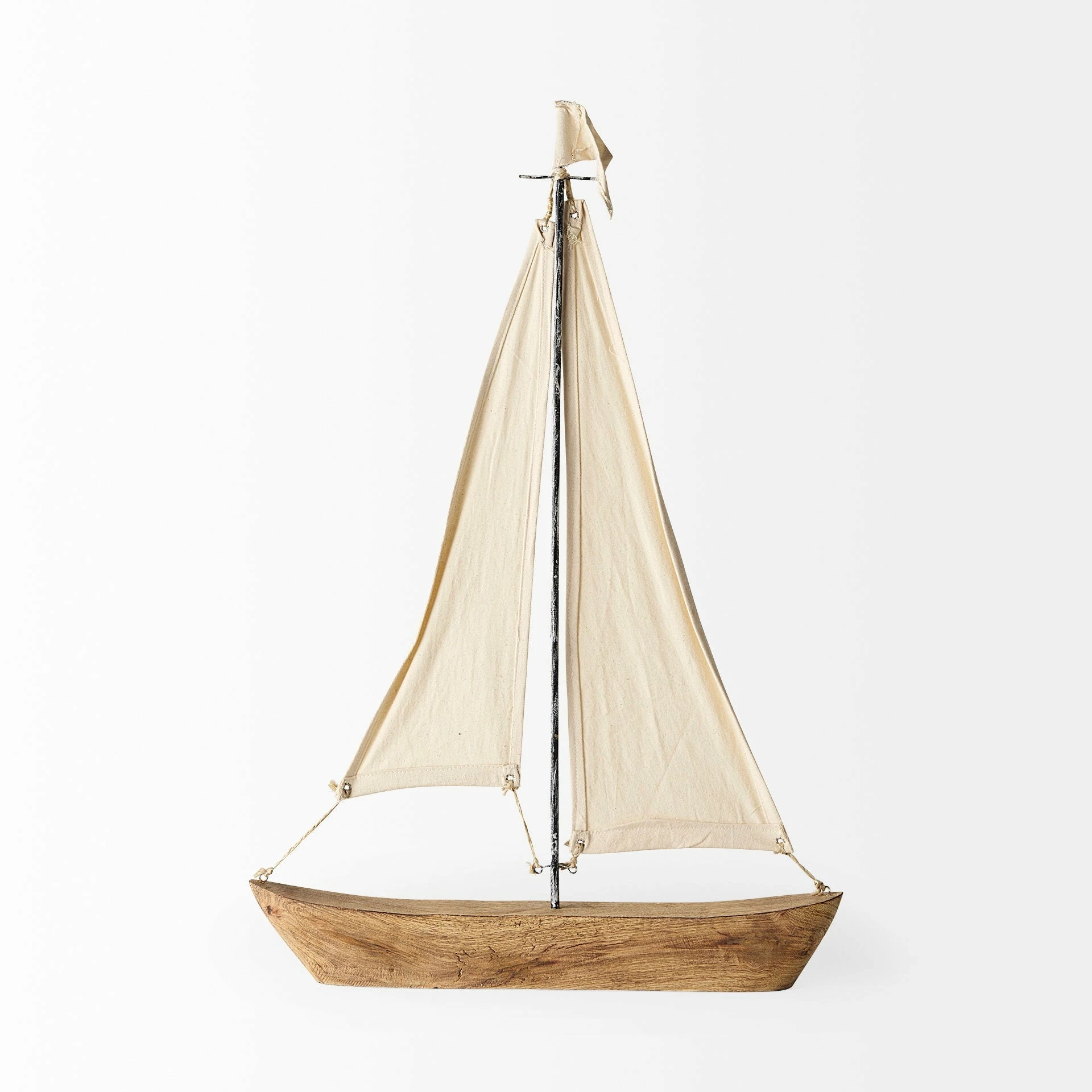 Cheap π€© Mercana Tartane Large 22L X 2W Brown/Cream Nautical Inspired Sailboat βοΈ - Image 4