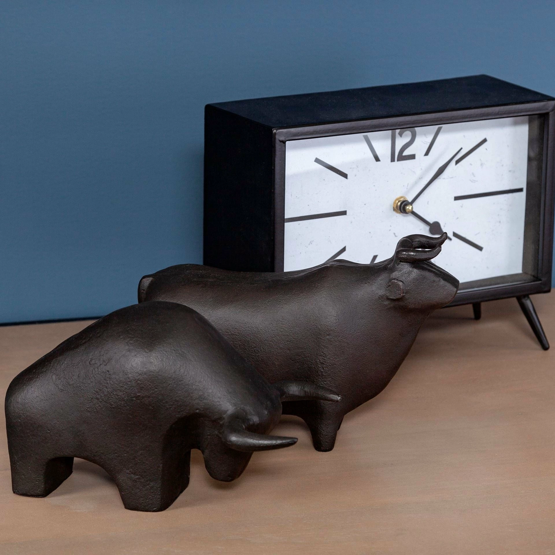 Best deal π Mercana Tauro I 9L X 4W Gold Cast Aluminum Raging Bull Black π₯° - Image 9