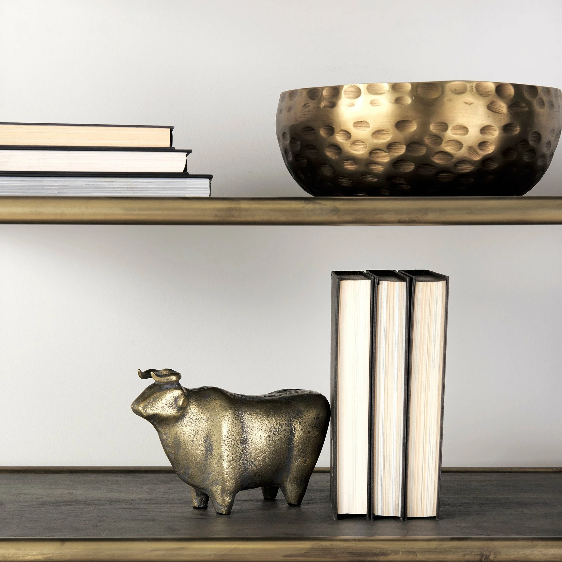 Best deal 💯 Mercana Taurus I 9L X 4W Gold Cast Aluminum Bull Decorative Object 🧨 - Image 6