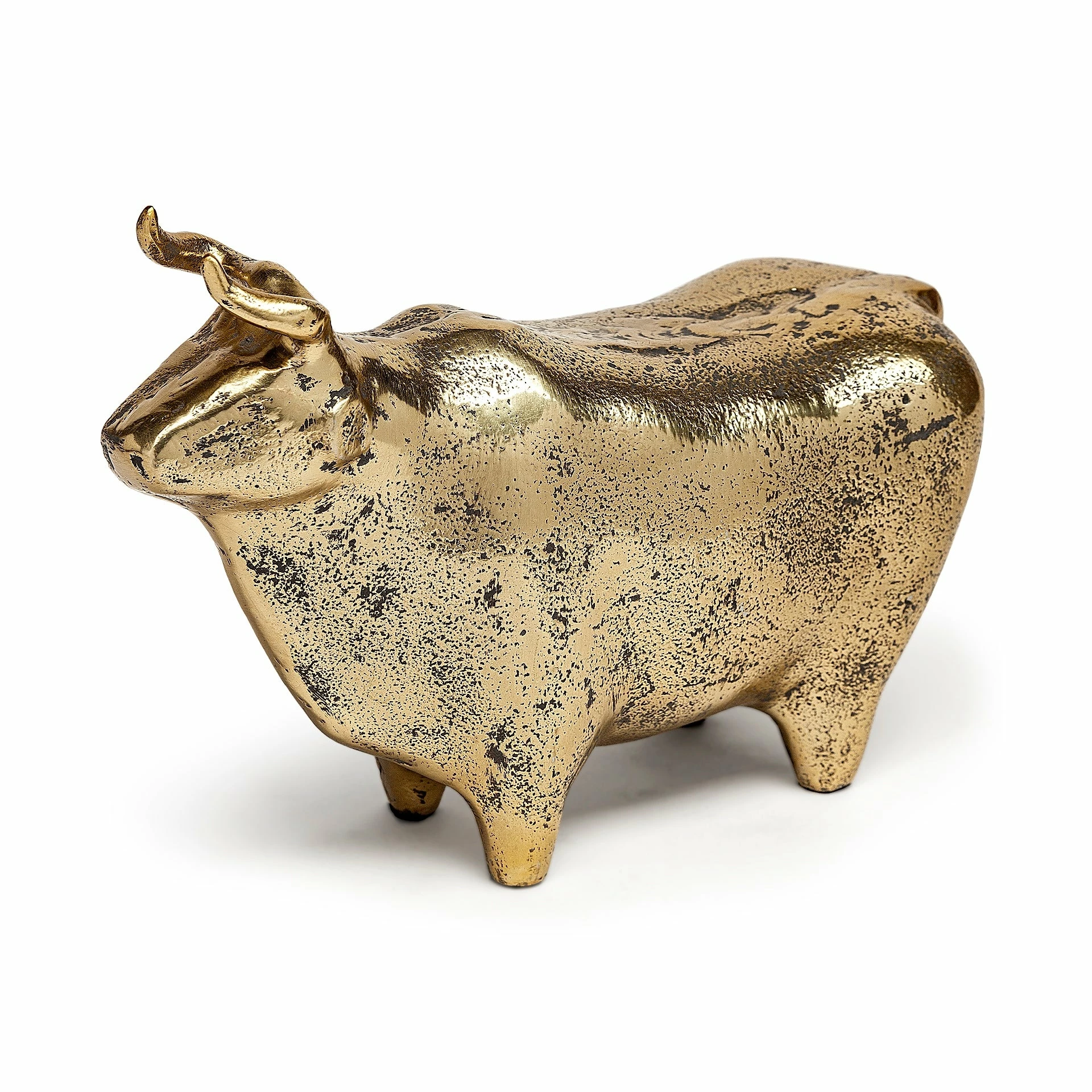 Best deal 💯 Mercana Taurus I 9L X 4W Gold Cast Aluminum Bull Decorative Object 🧨