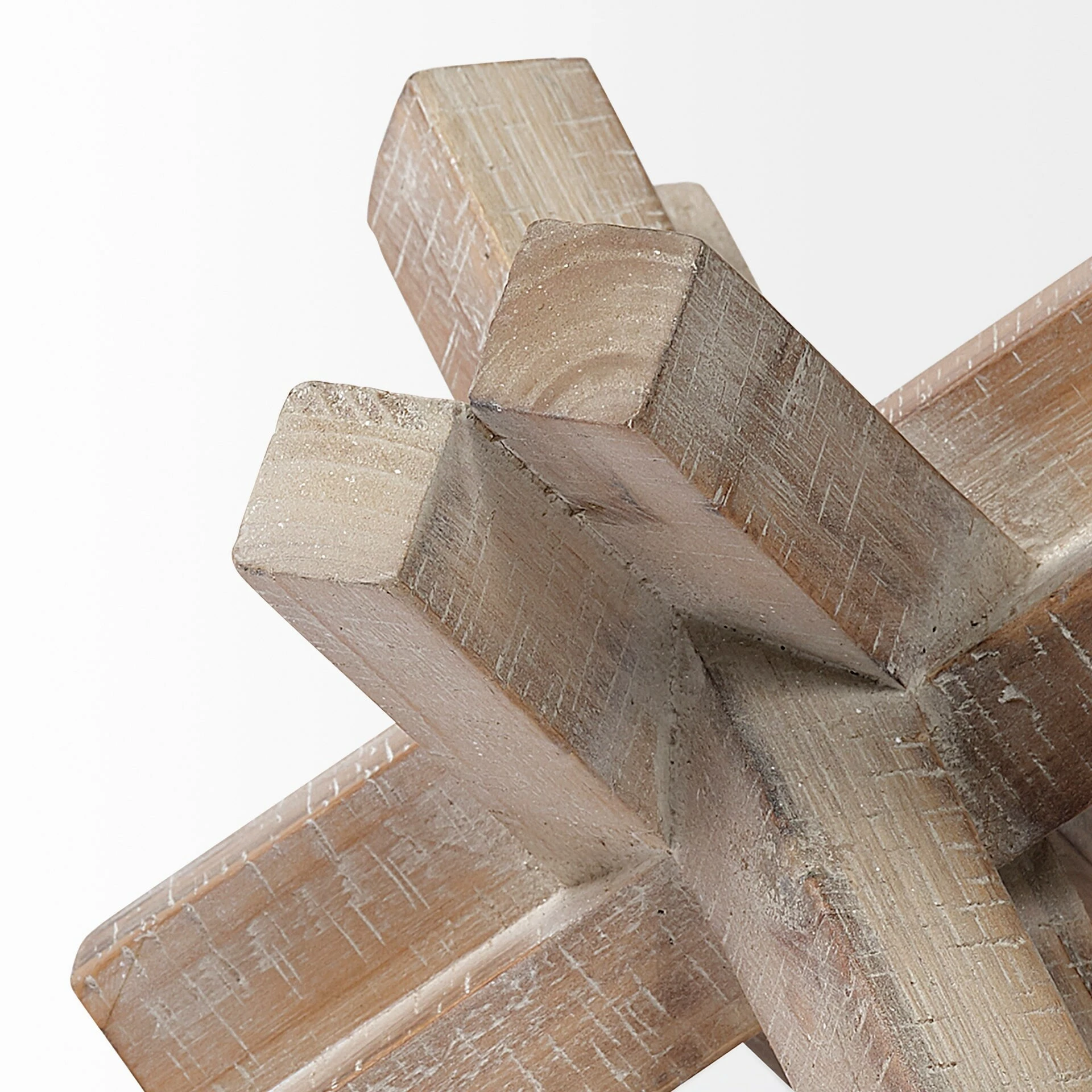 Brand new ๐ Mercana Vega I (Small) 6L X 6W Natural Wood Jack Object Natural Brown ๐ - Image 4