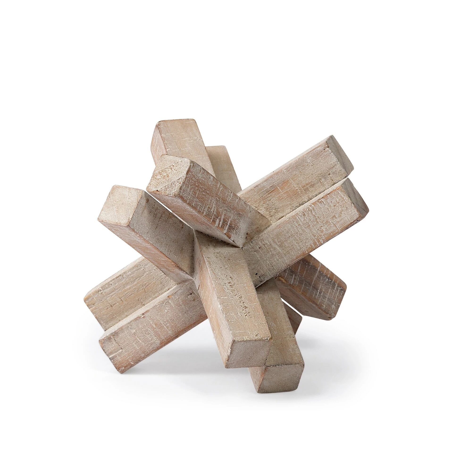 Brand new ๐ Mercana Vega I (Small) 6L X 6W Natural Wood Jack Object Natural Brown ๐ - Image 7