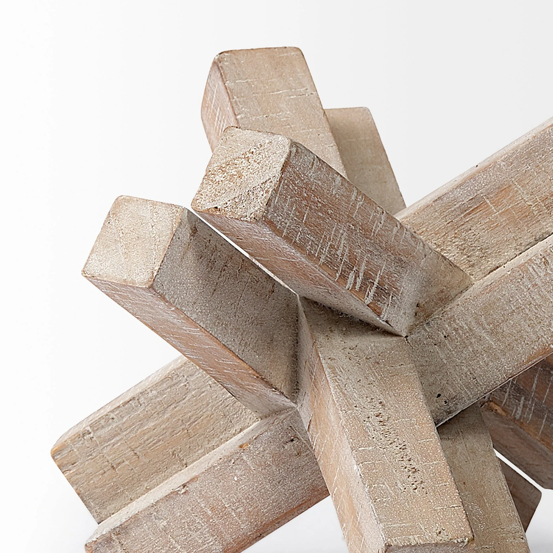 Brand new ๐ Mercana Vega I (Small) 6L X 6W Natural Wood Jack Object Natural Brown ๐ - Image 9