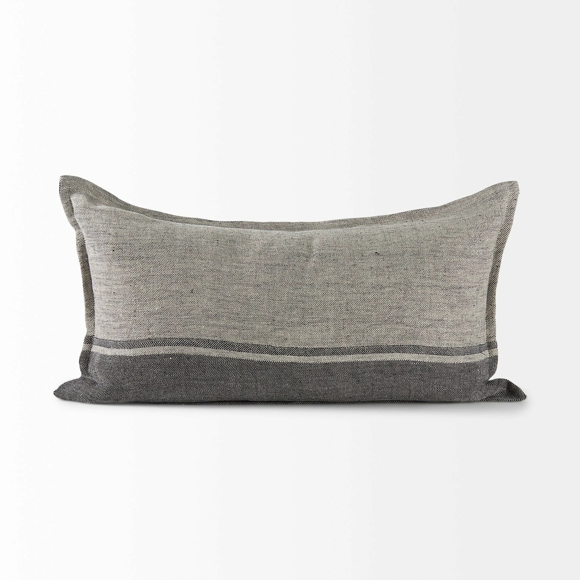 Top 10 π Mercana Zadie 14L X 26W Light Gray And Dark Gray Fabric Color Blocked Decorative Pillow Cover βοΈ - Image 2